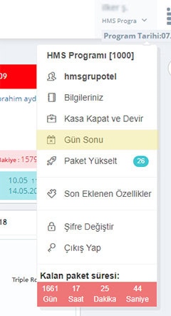 Gün Sonu İşlemleri Nasıl Yapılır?