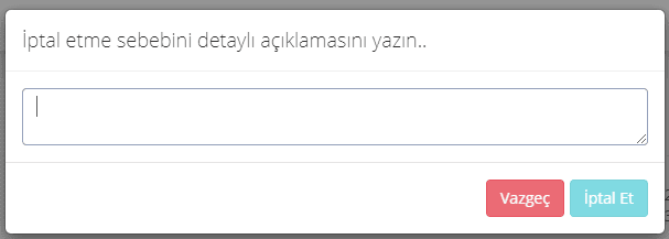 Ön Rezervasyon İşlemleri